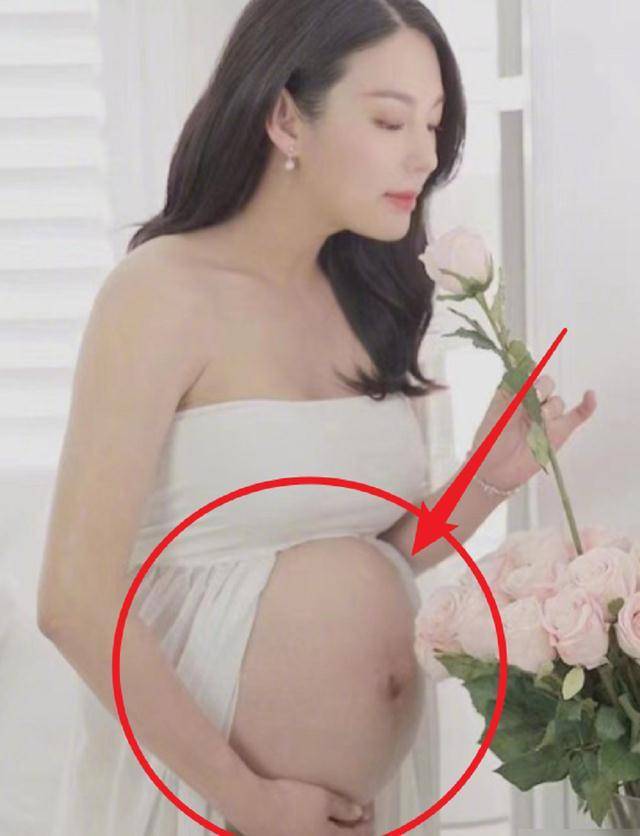 张雨绮孕期体重达120斤,杨天真发孕照,原来女星只胖肚子是真的_网友