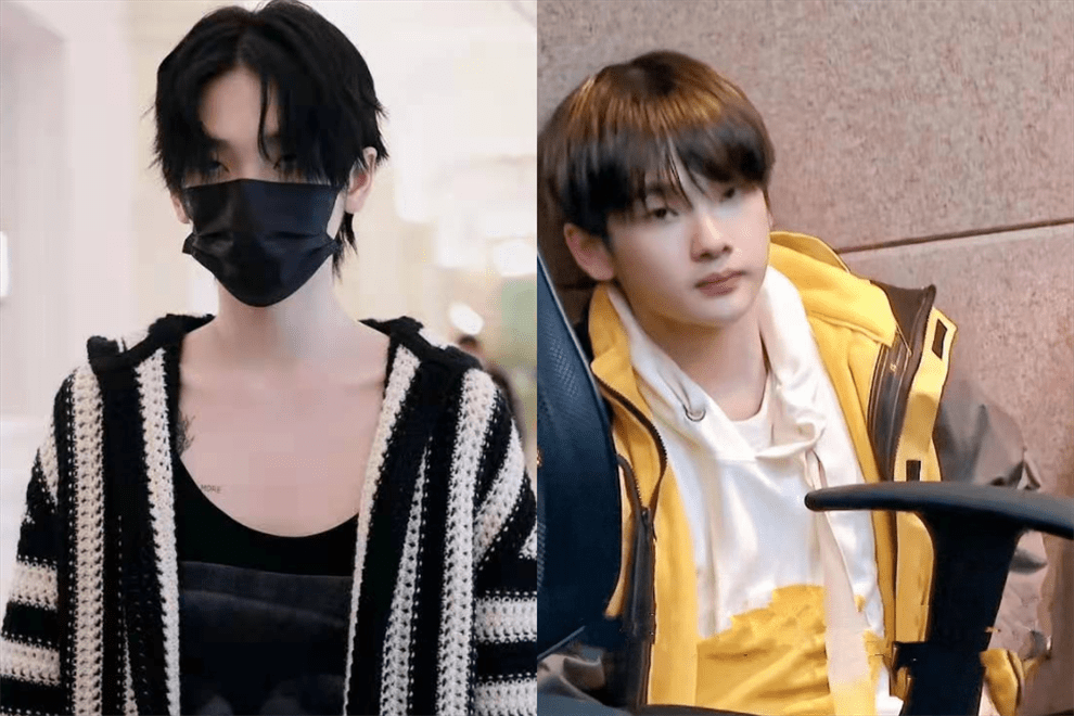 在记者拍到的图片里周震南全程严肃脸,没有过多打