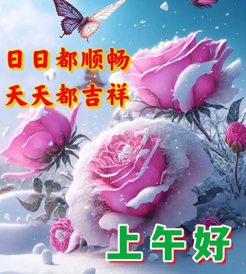 12月23日周五早安,精选早上好暖心的祝福图片带字祝福