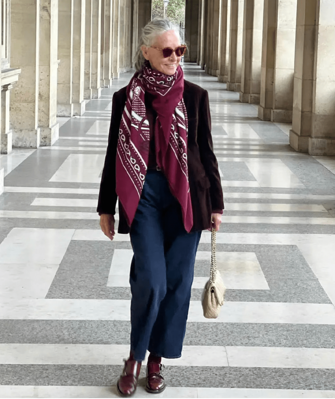 即便白发满头,也要穿得优雅_wright_linda_质感