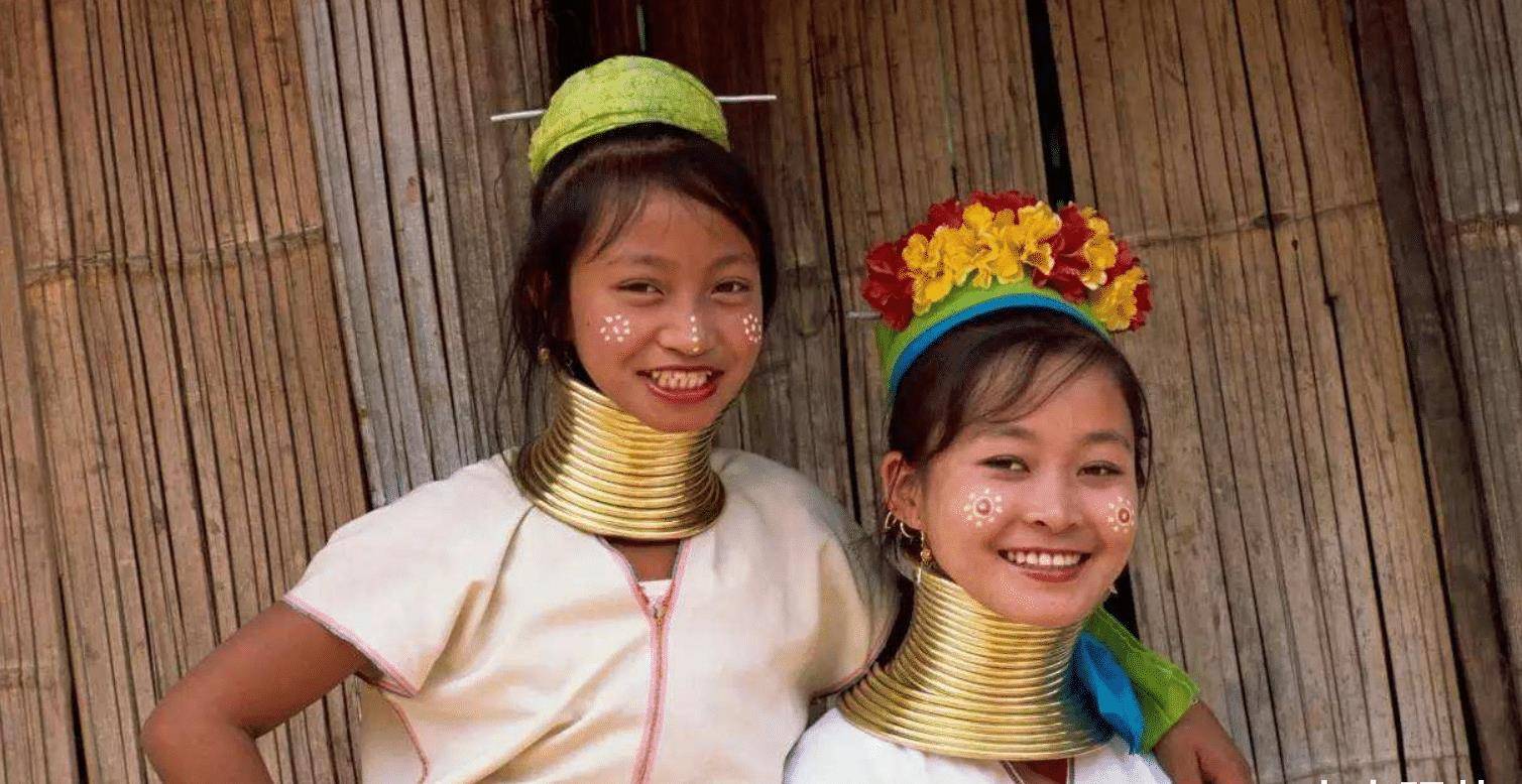 缅甸长颈族:女人脖子上戴10公斤铜环,一生只能取下3次