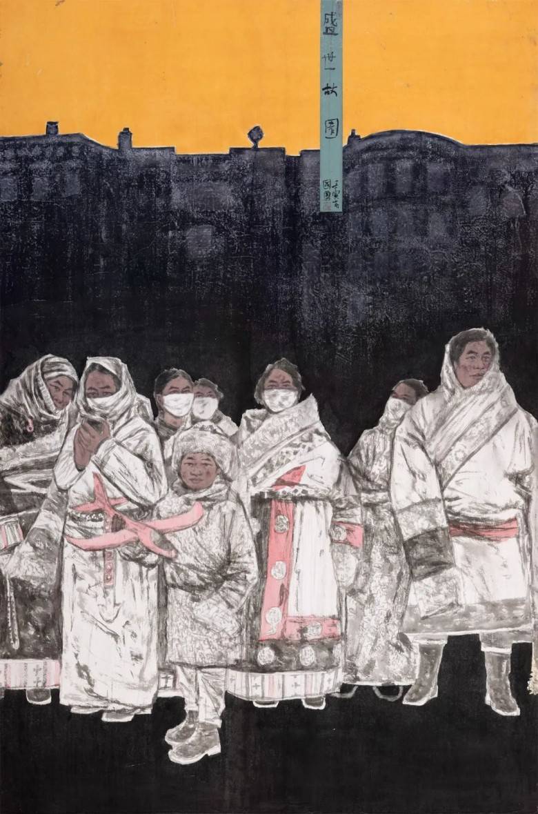 国画名家丨金国勇:质朴润泽笔墨绘写藏族风情_作品_人物_西藏