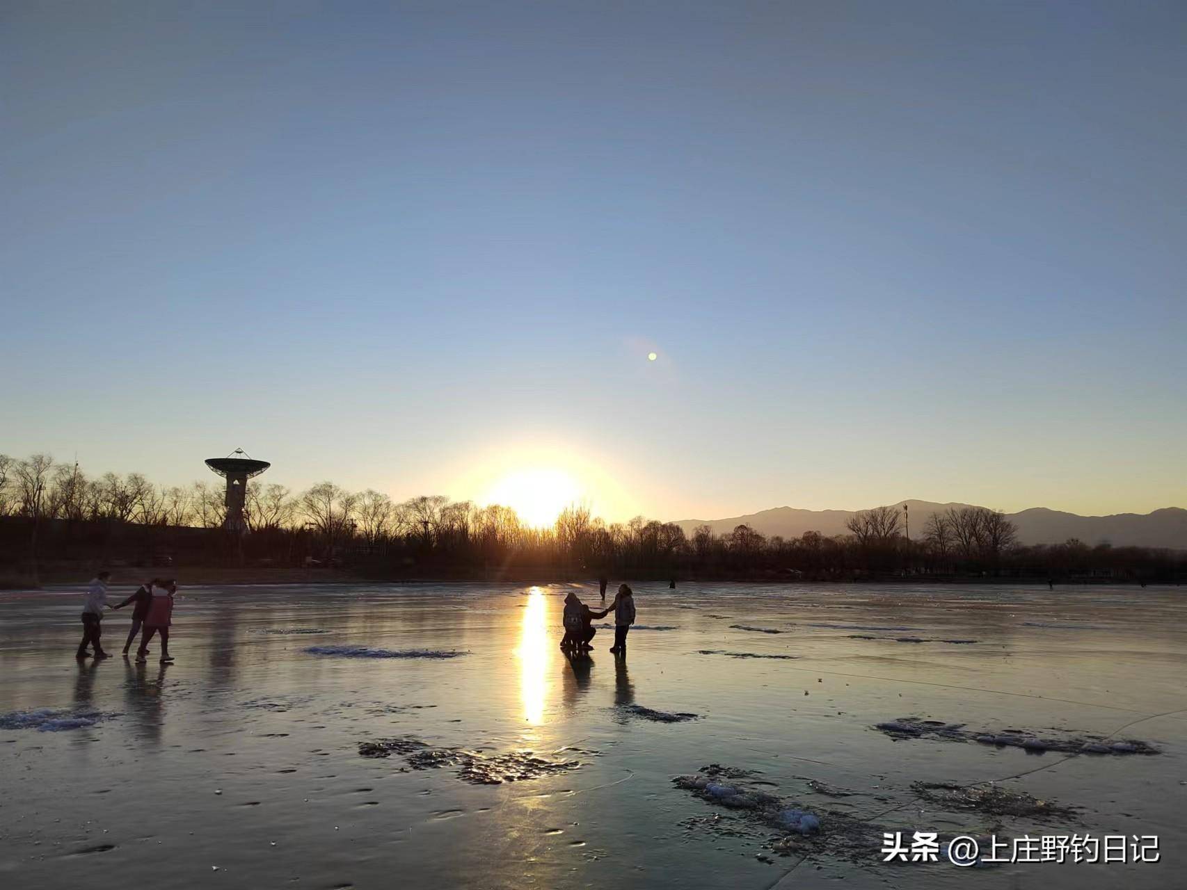 釣魚日記-2022年12月24日(上莊水庫冰釣)_鯽魚_地方_冰面