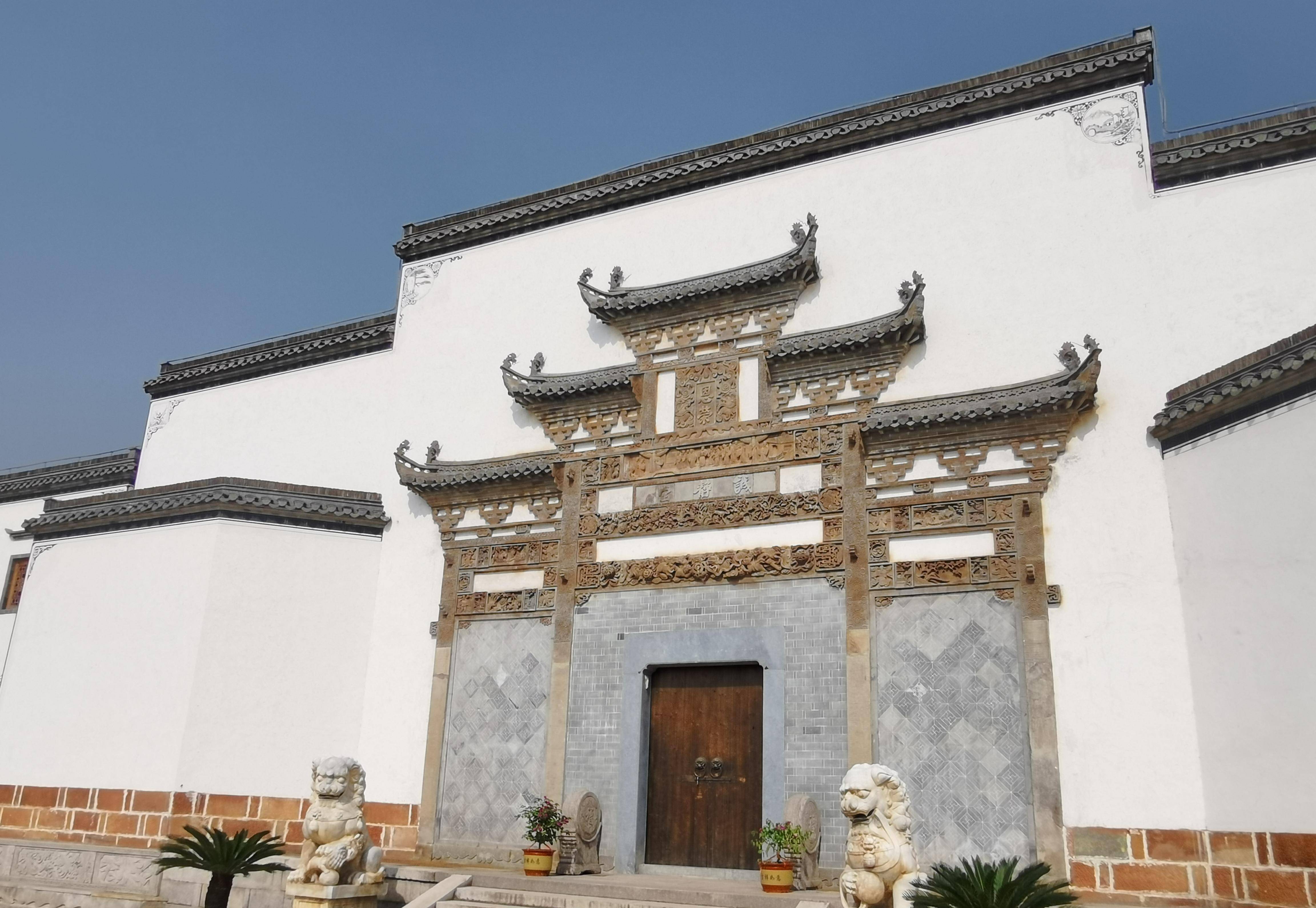 在南京傅家边有处呈现皖南水乡古村落布局 的建筑群_传统_遇园_建设