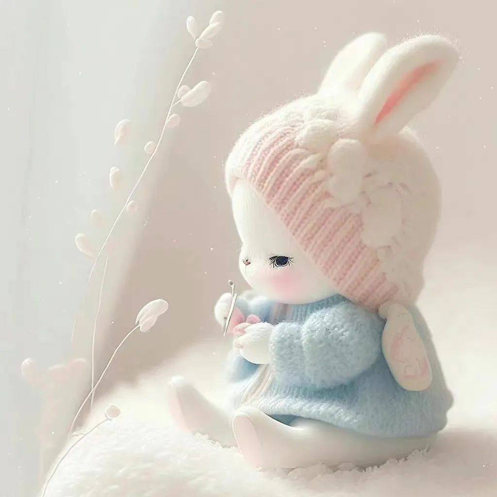 可爱兔子微信头像图片