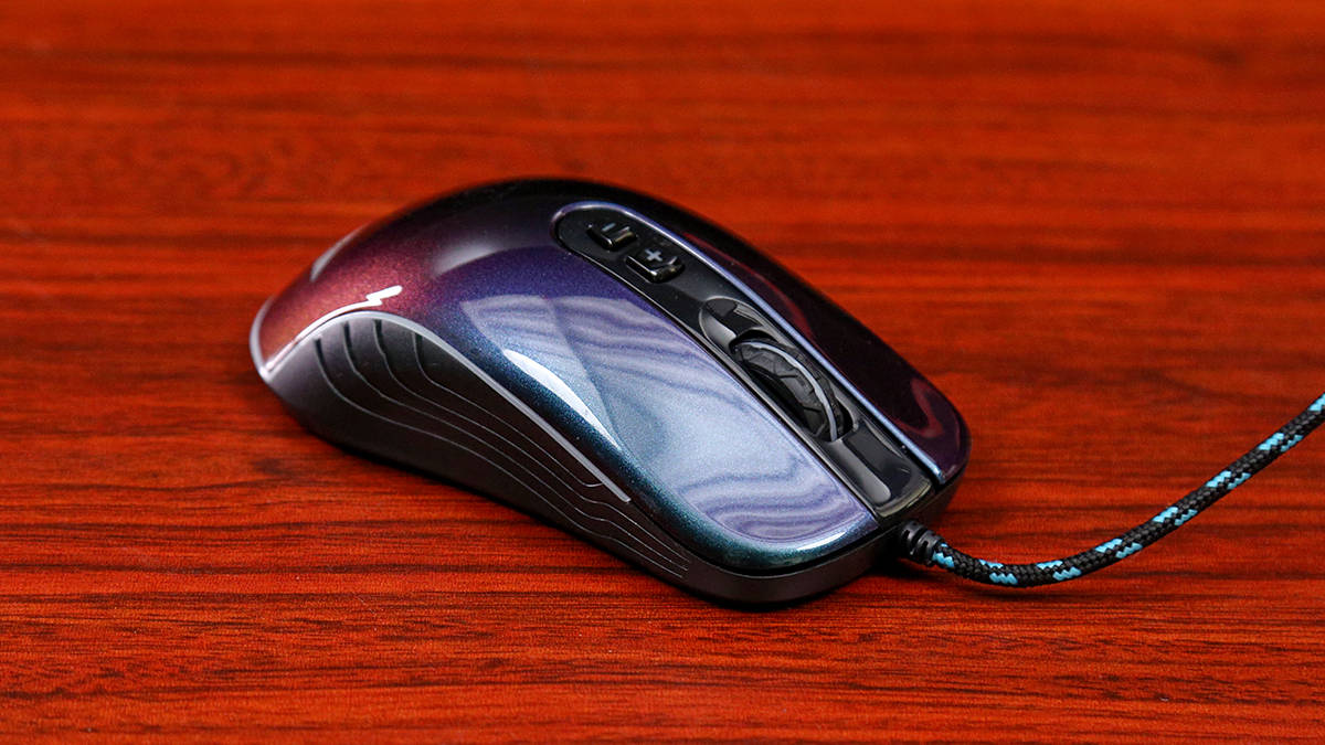 新贵GX6 Pro幻彩漆有线游戏鼠标评测：炫彩外观，出色手感