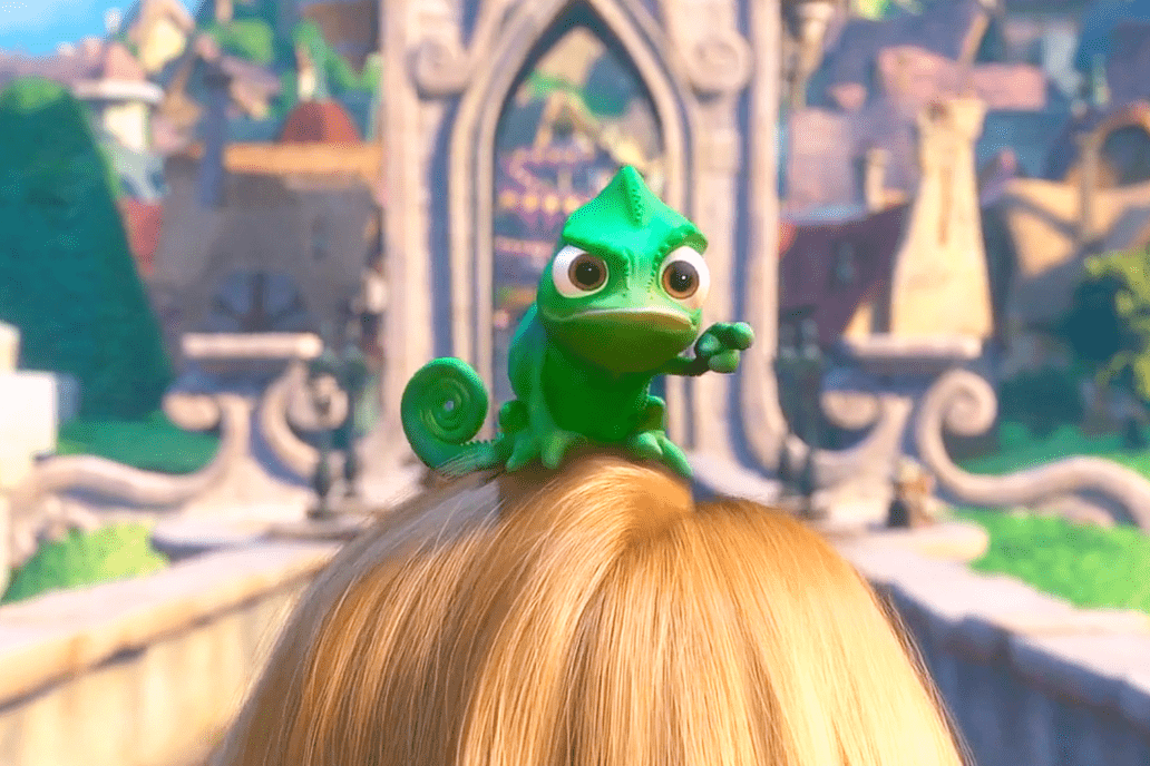 长发公主的宠物有多嚣张,男主都不敢得罪他《魔发奇缘》