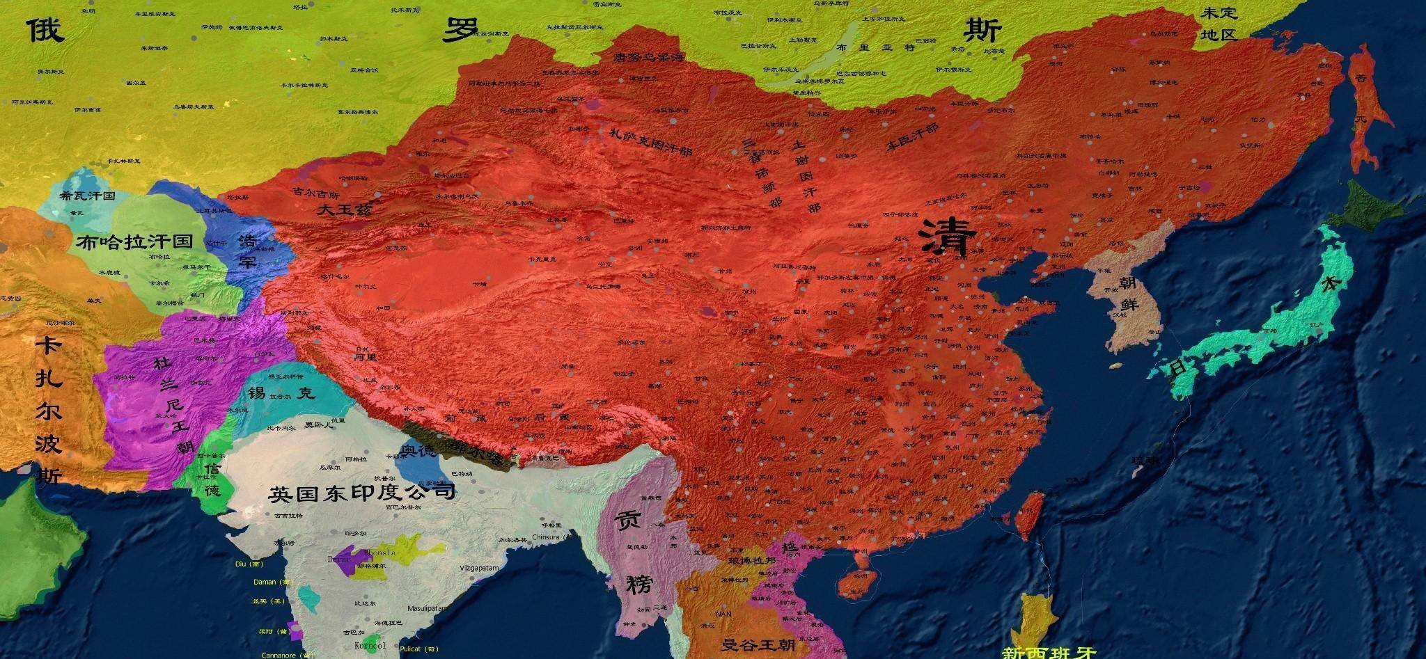 中国地图开疆图片