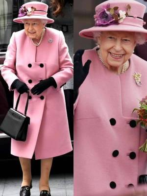 回顾英国伊丽莎白女王的穿搭，才知道：她才是彩色搭配高手，太美