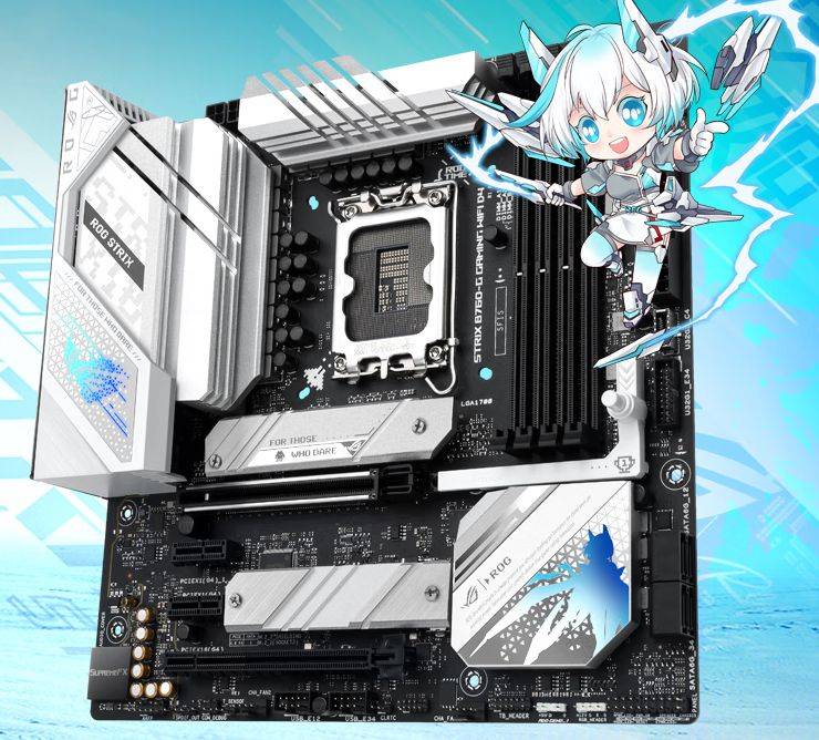 華碩rog strix b760-g gaming wifi d4小吹雪除了延續大家比較熟悉的