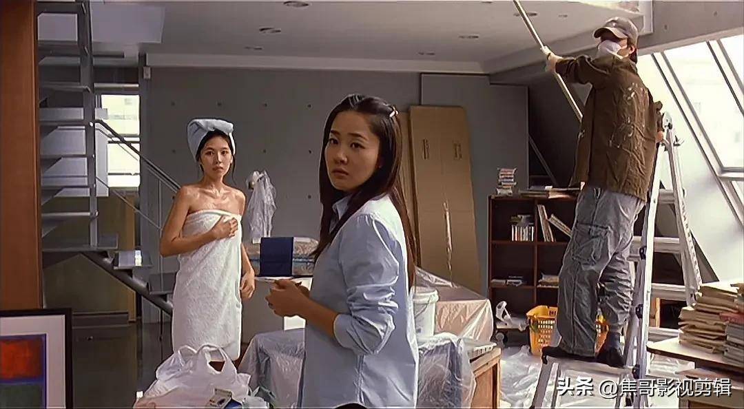 《红字》电影最后,李恩珠饰演的佳喜和韩石圭饰演的男主两人在后车厢