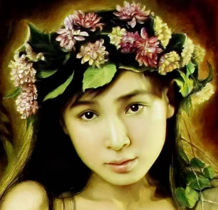 神女山鬼画作在李勤看来,光是六年的时光,算不得什么.