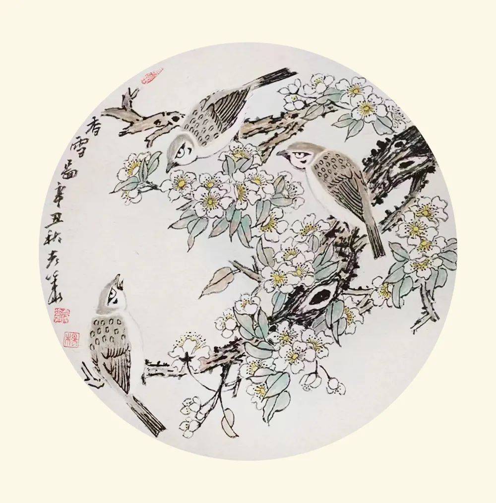 【画家简介】杨光华,中国当代著名花鸟画家,师从中国〈97〉百杰,著名