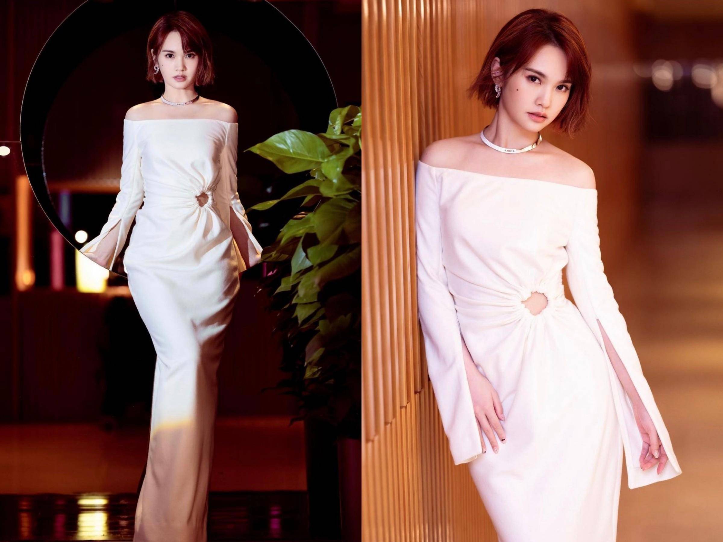 杨丞琳背后全空「后腰线」太火辣罕见大时尚惊艳粉丝_礼服_亮点_曲线