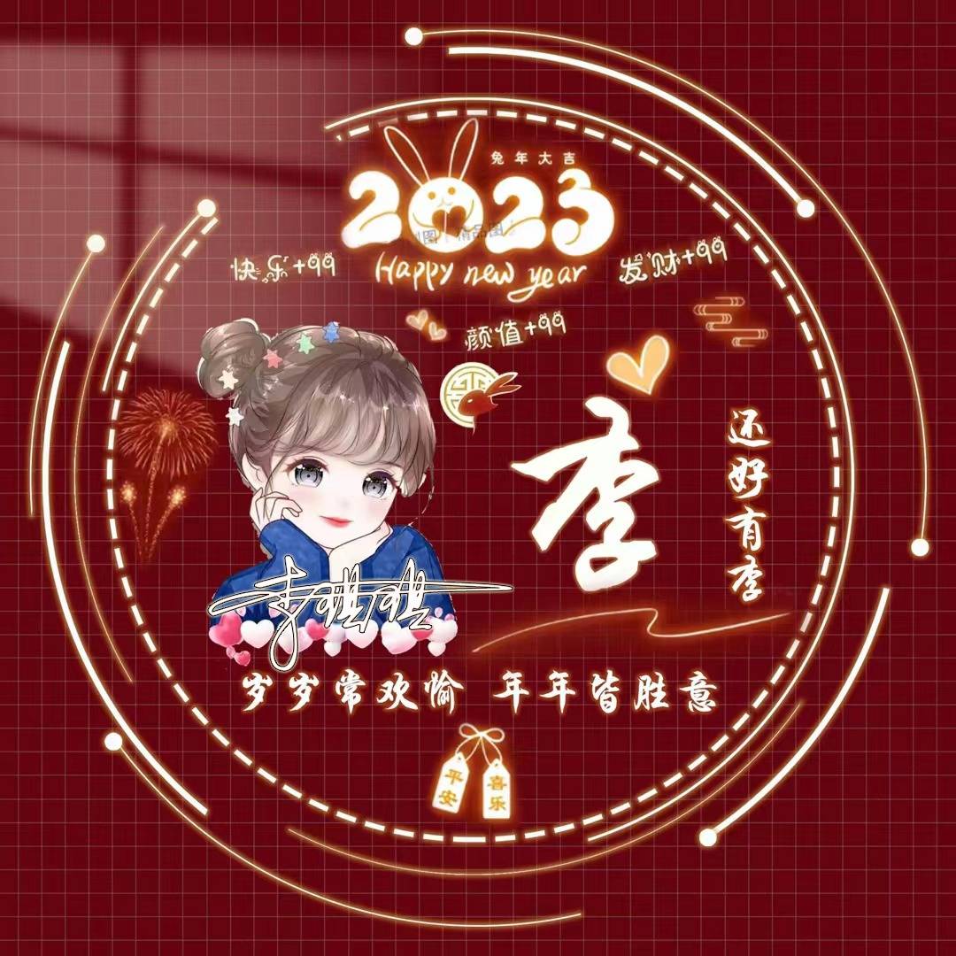 2023您該換新年頭像了,兔年喜慶財源廣進個性簽名頭像,有你的嗎?