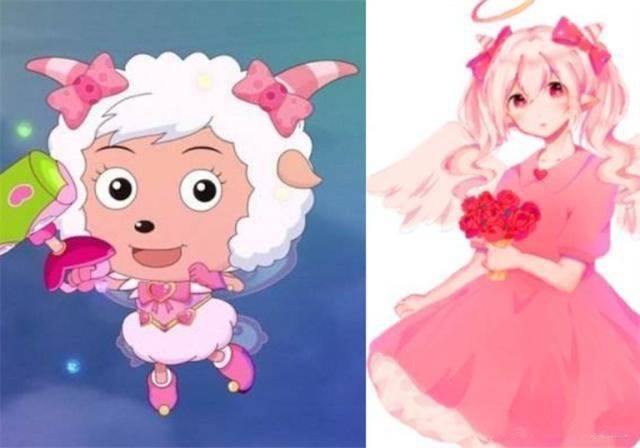 在喜羊羊他们这个羊村中,美羊羊可以算得上是头号美女,如果按照男女