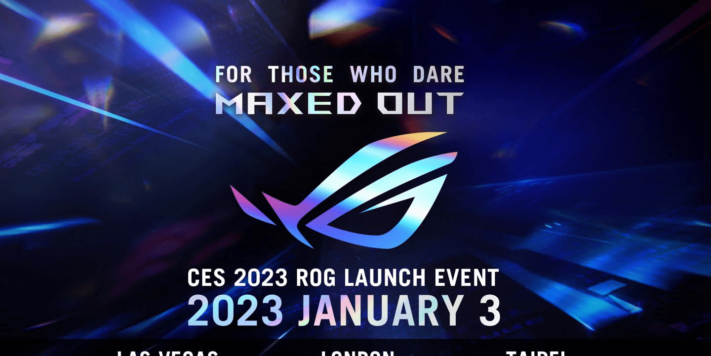 ROG 官宣 CES 2023 发布会，将推新一代条记本