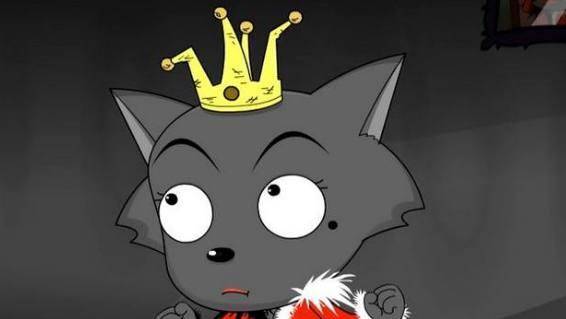 灰太狼的老婆"红太狼",整天画着大浓妆,还带个金皇冠,一看就是败家的