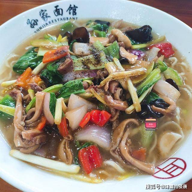 淮安,从"再看我就把你喝掉"的苏淮盖浇面开始!_浇头_美食_腰花