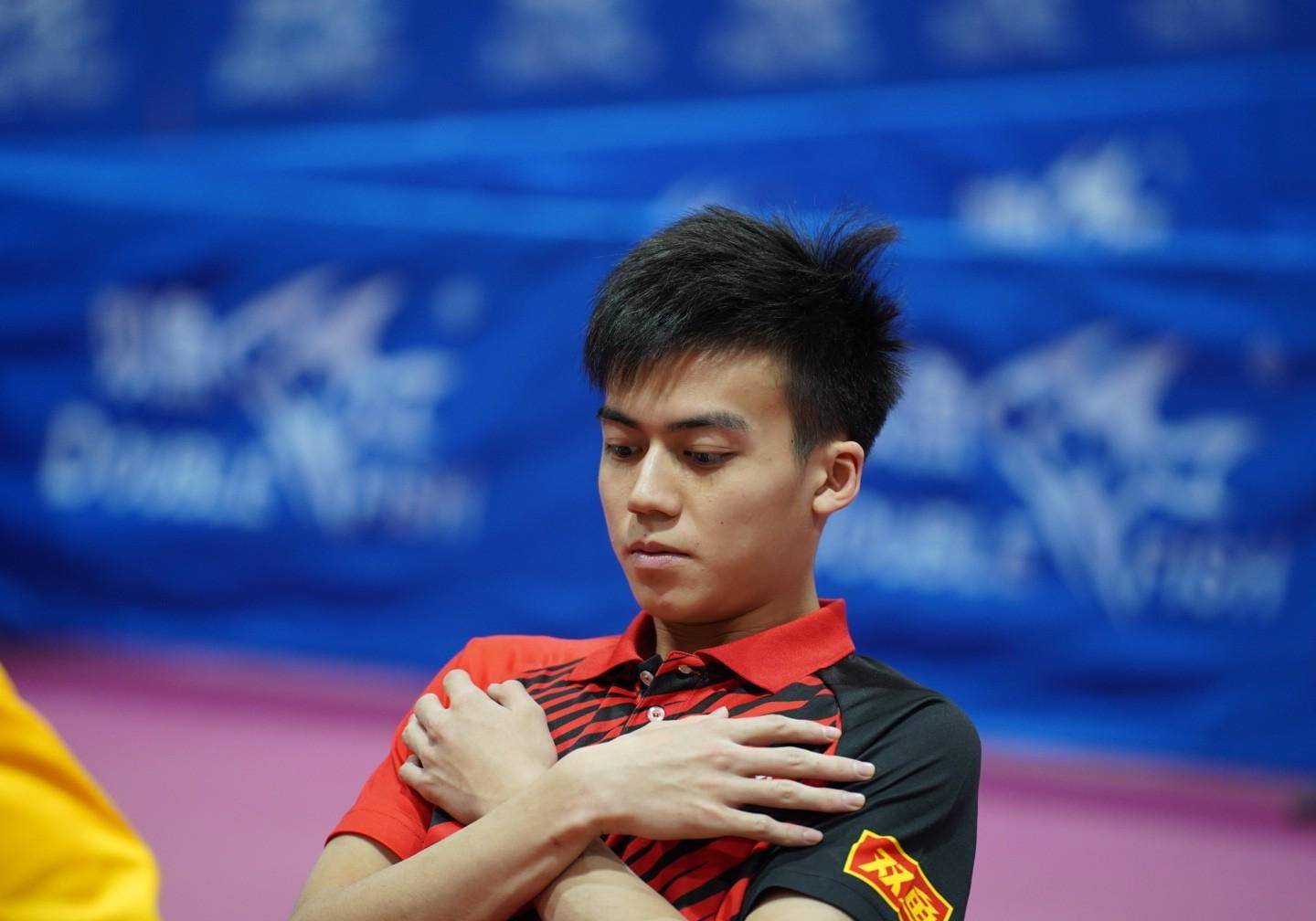 国球百花齐放,18岁英俊少年张鑫想要"削"出一片天地_打法_全运会_广东