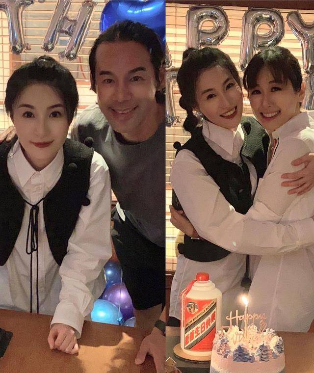 tvb林夏薇庆34岁生日,和刘恺威亲密贴脸合影,却不见富豪老公_莫赞生