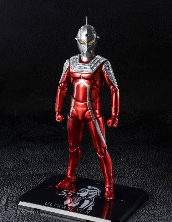 奥特赛文55周年纪念电镀版手办公开建议等后续的真骨雕_规格_披风