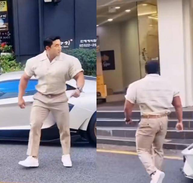 韩漫双开门冰箱走进现实,网友直呼要一双没看过的眼睛_身材_漫画_健身