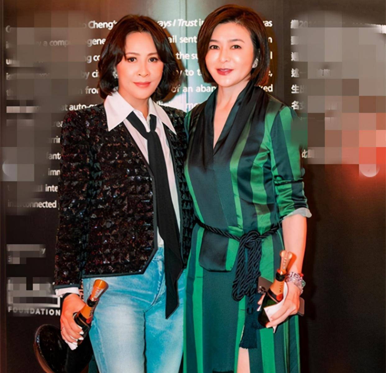 55岁刘嘉玲罕晒与关之琳合影,曾被传挖对方墙脚_活动_陈泰_媒体
