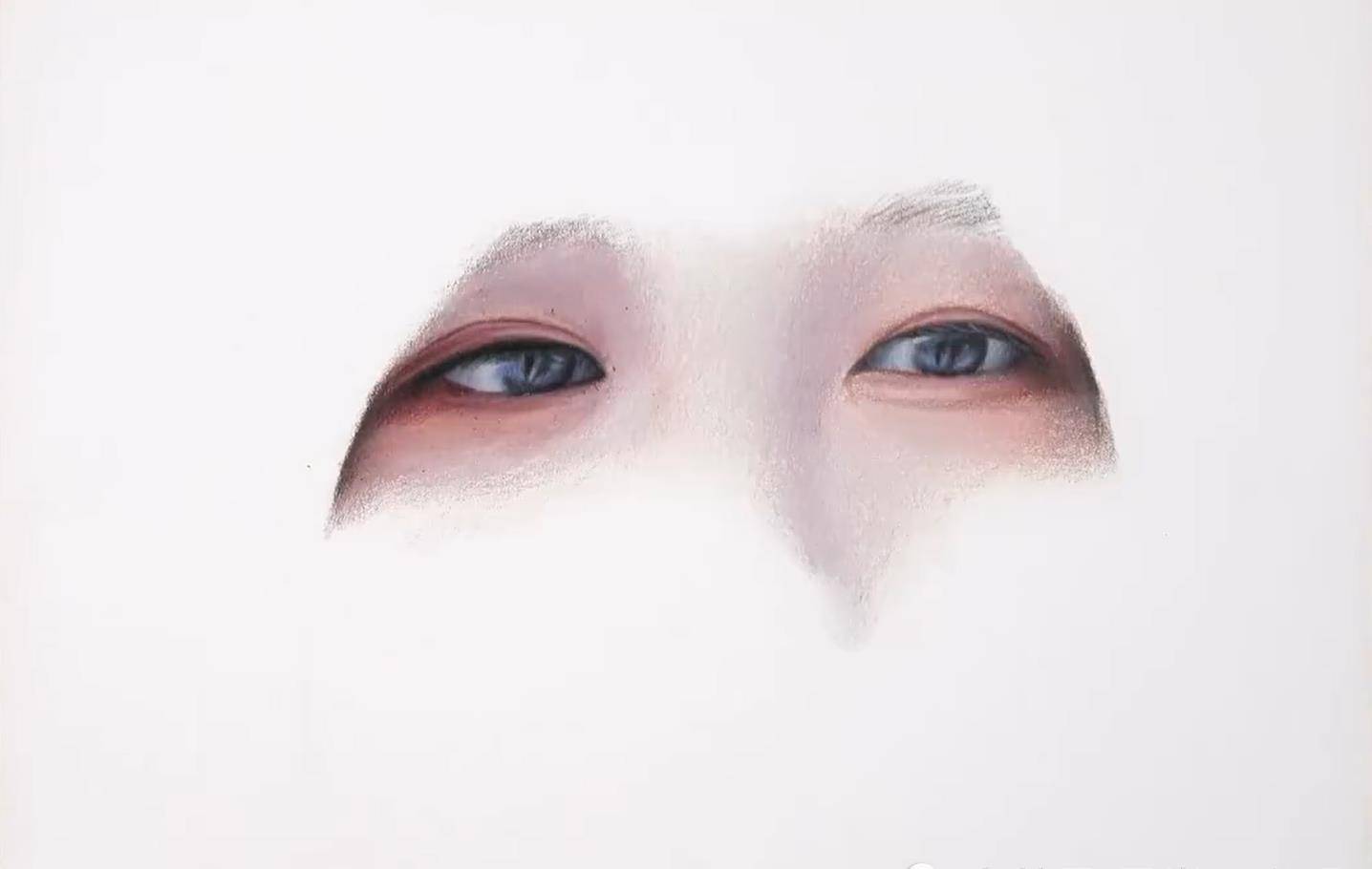 b站up主手绘王冰冰,眼睛神似异色瞳,网友:胆子很大,但真好看_时候