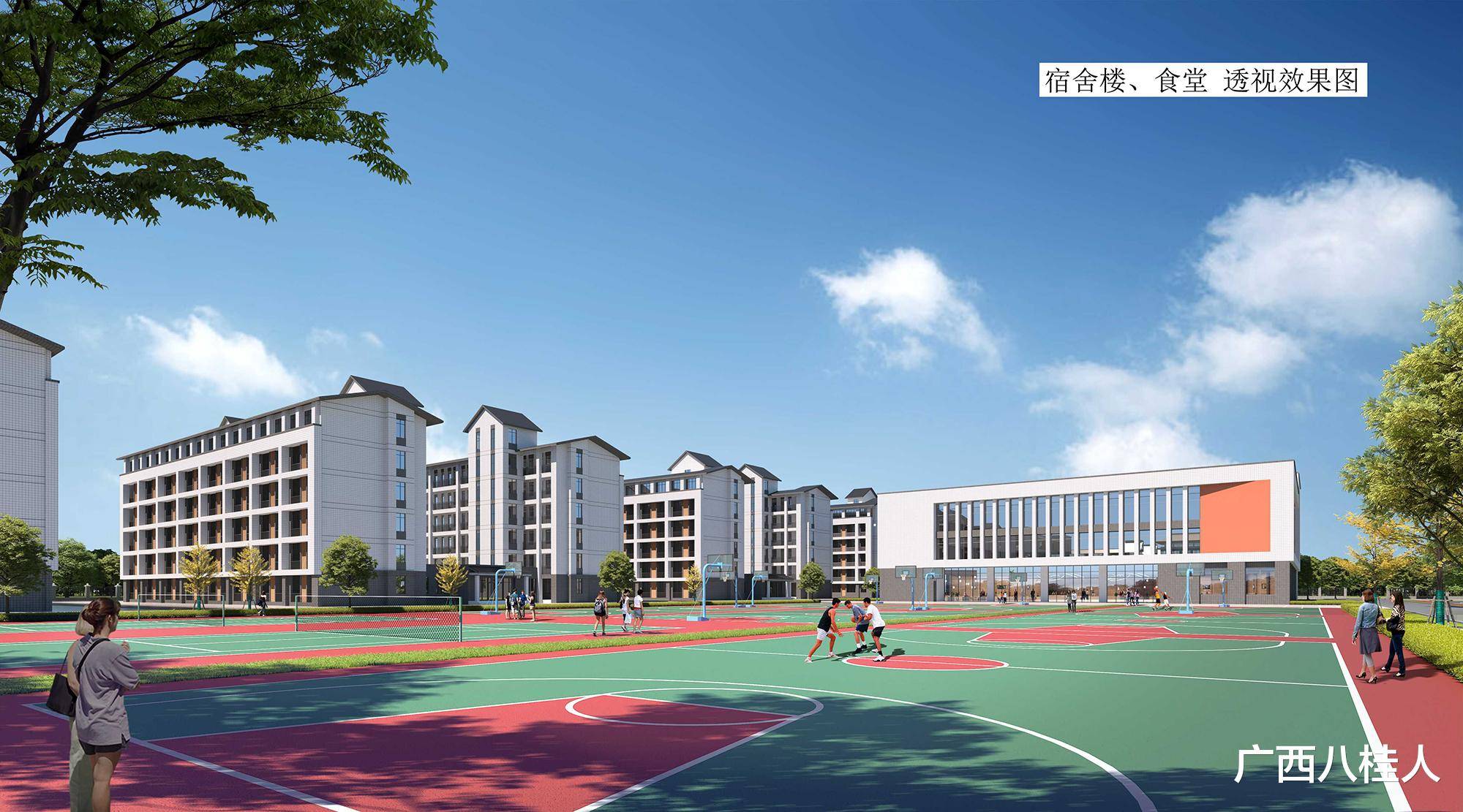 投资5亿多的贺州市第三高级中学设计方案出炉,占地227亩
