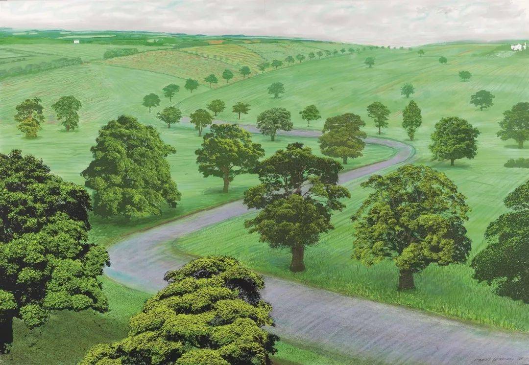 自然之美:大卫•霍克尼和梵高的风景画_色彩_荷兰_hockney
