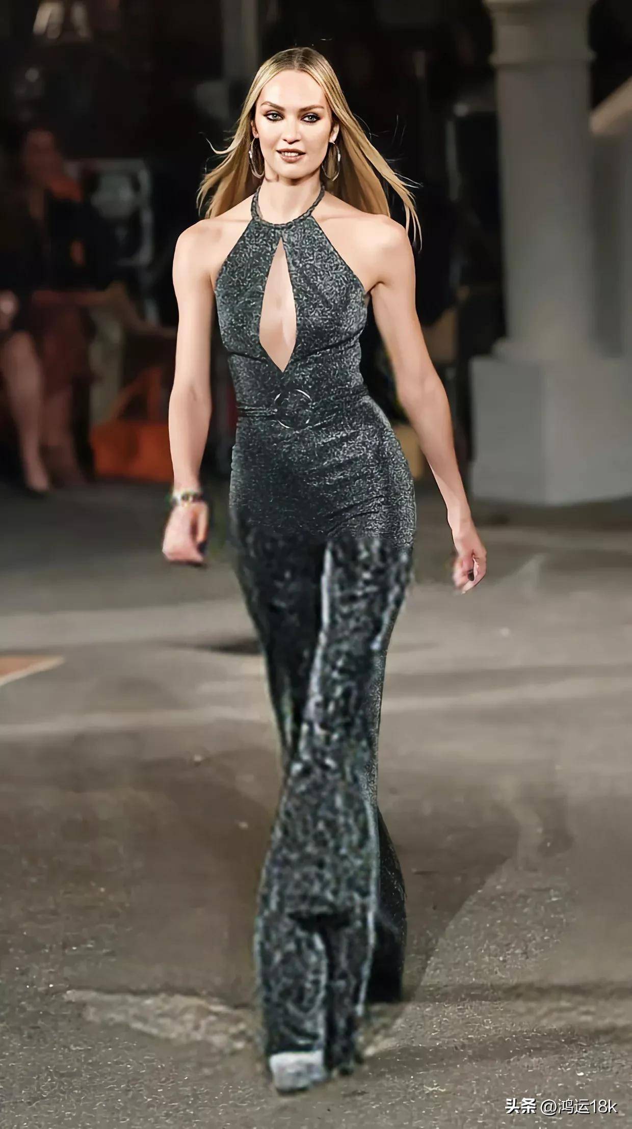 高清修复老照片维密超模系列(5)之南非超模大咖坎蒂丝·斯瓦内普尔