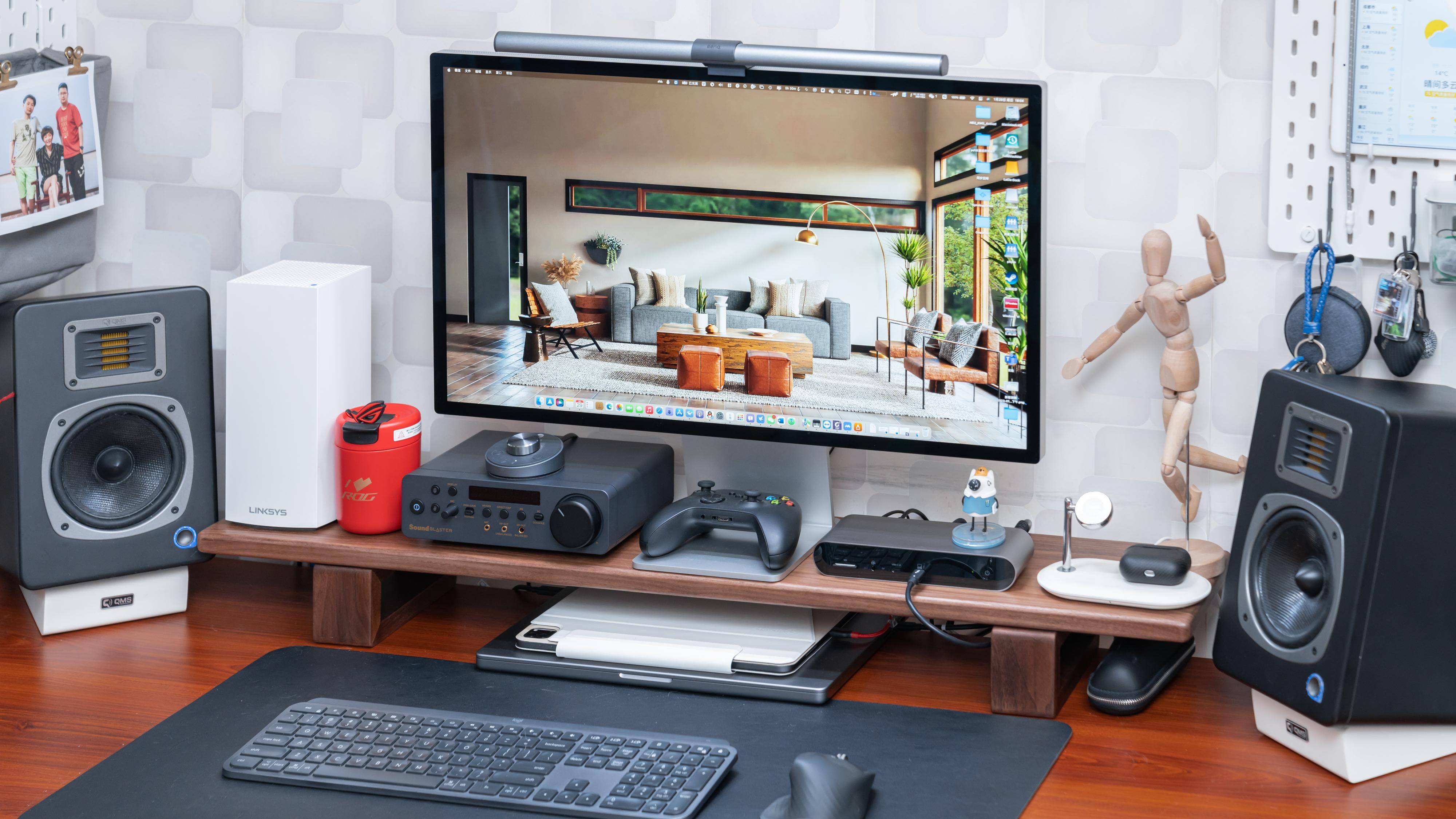 apple studio display 桌搭指南:显示器 / 创新 x5 声卡 / 贝尔金拓展