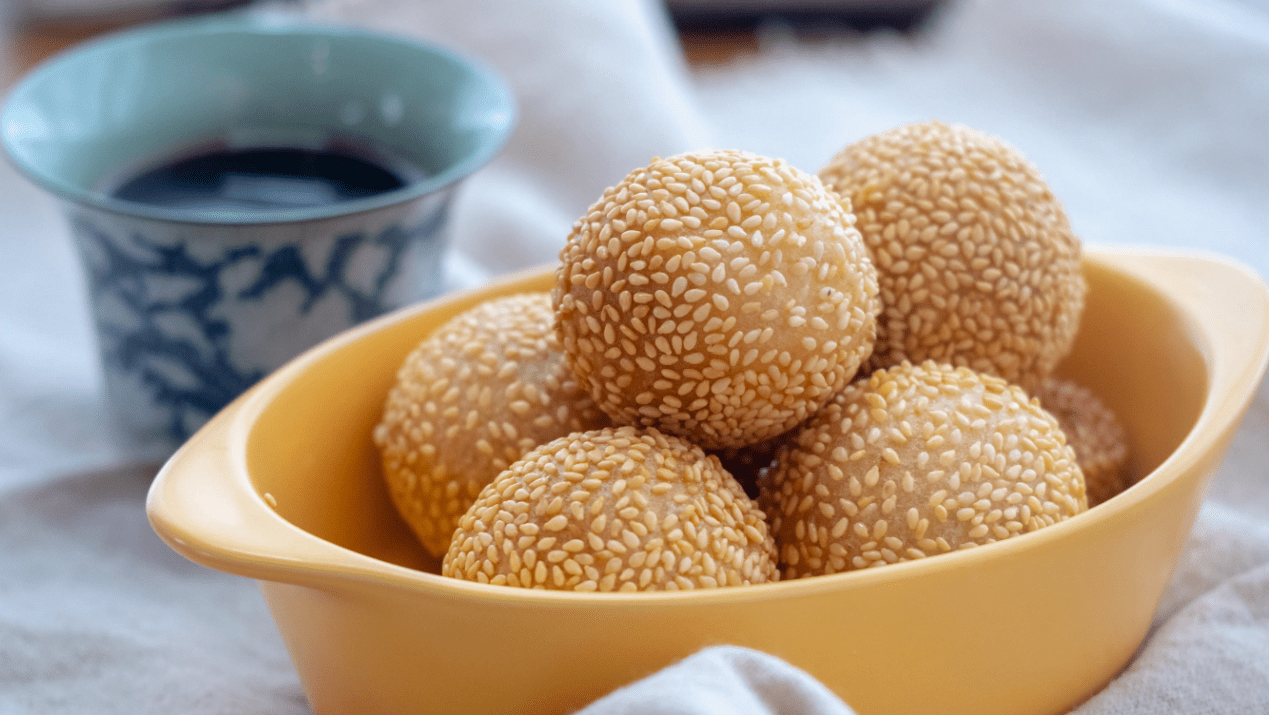 龙江煎堆"碌得起",寓意团圆兴旺的顺德特产_广东_温仕辉_阿堆