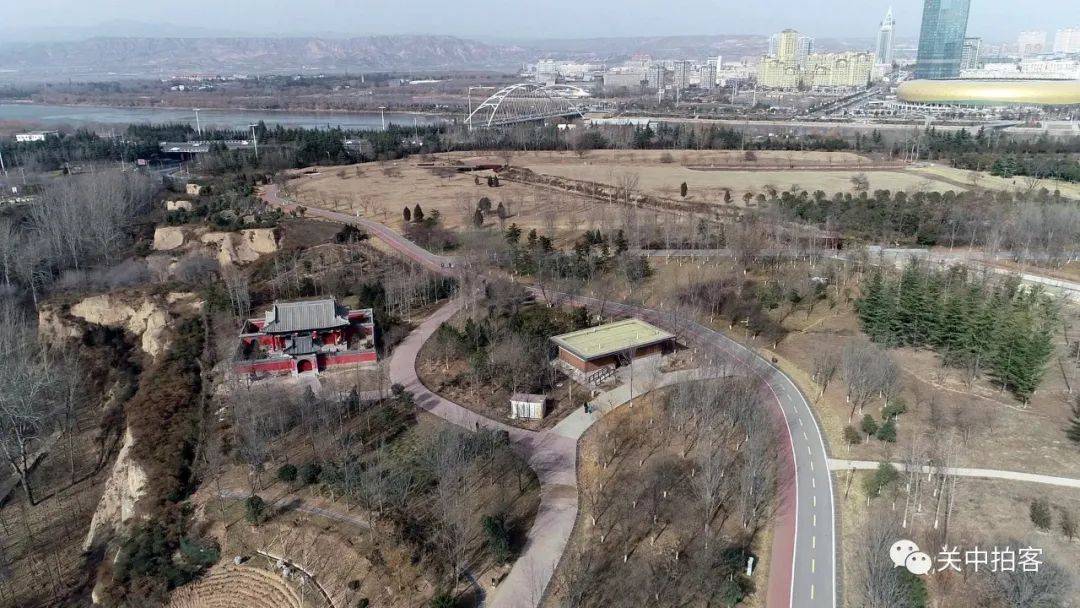 三门峡市:航拍庙底沟考古遗址公园和博物馆_仰韶文化_后土_遗迹