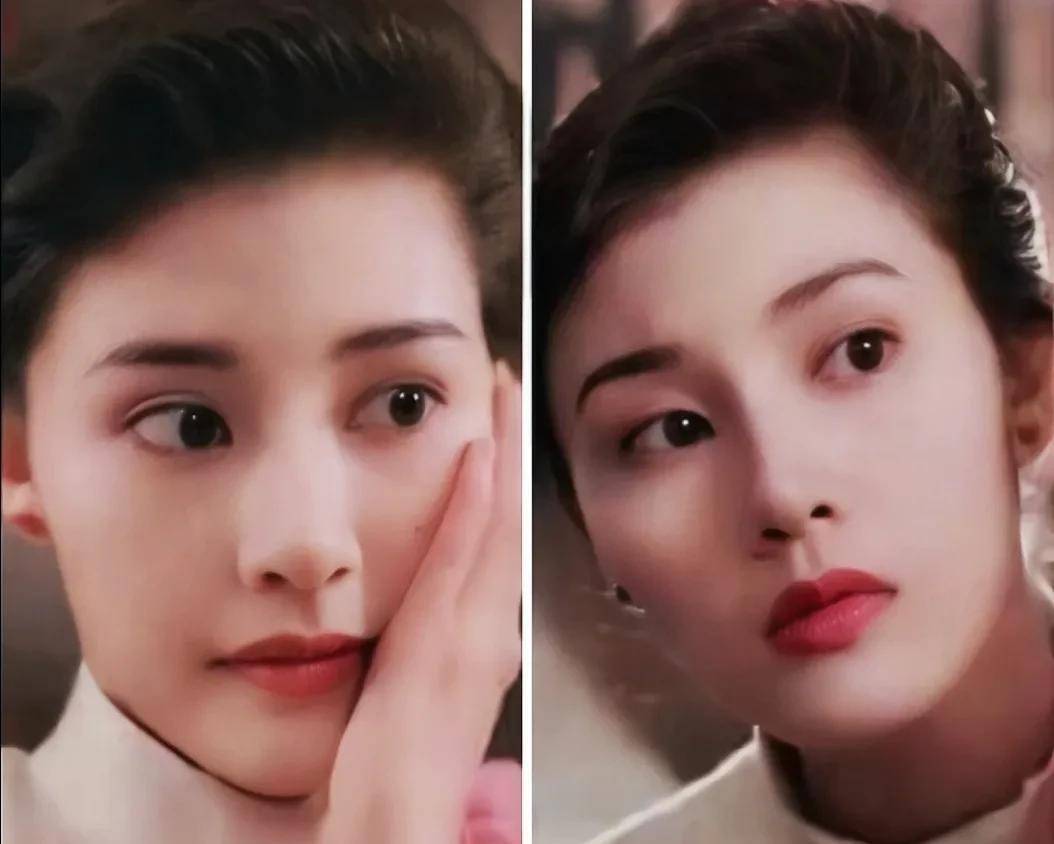 很多人说曾黎的美中不足就是脸太长了,其实李嘉欣也是长脸,但是不影响