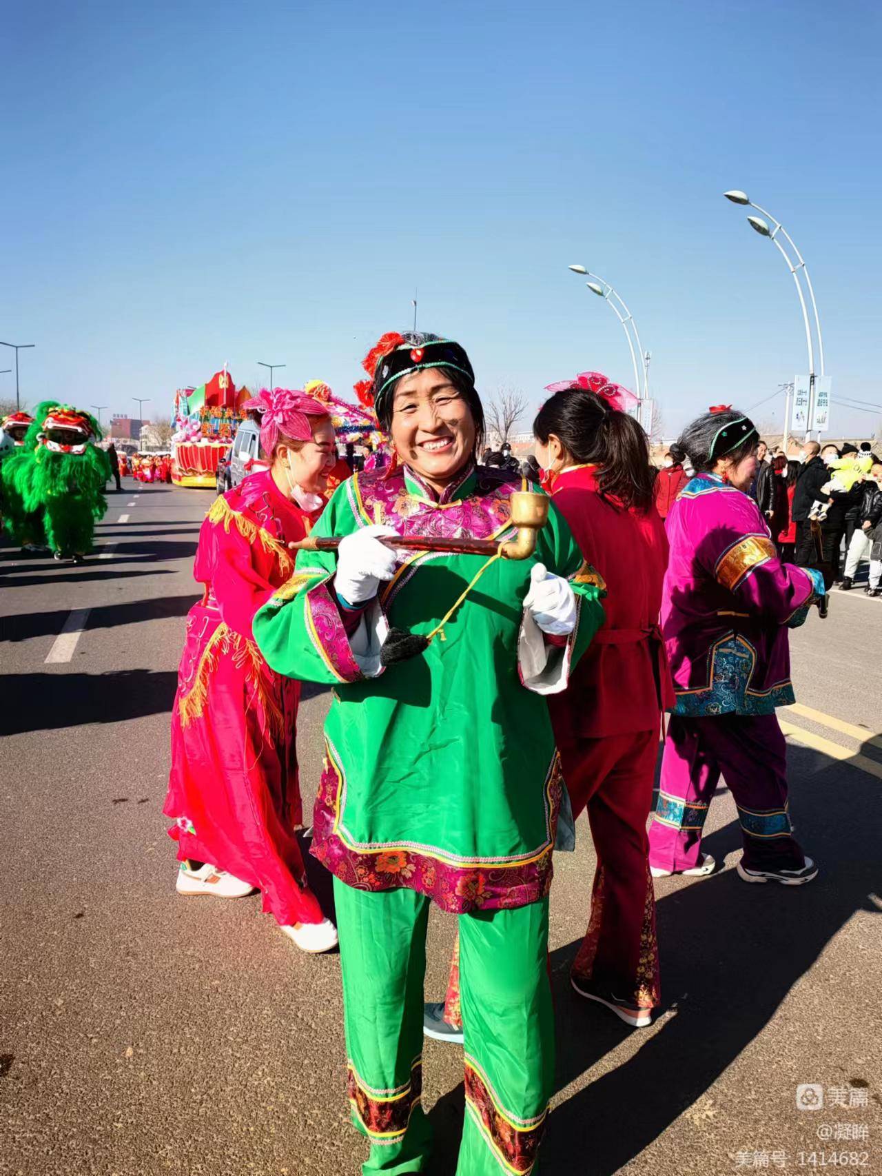 欢天喜地闹元宵 灵丘县独峪乡社火表演好嗨哟