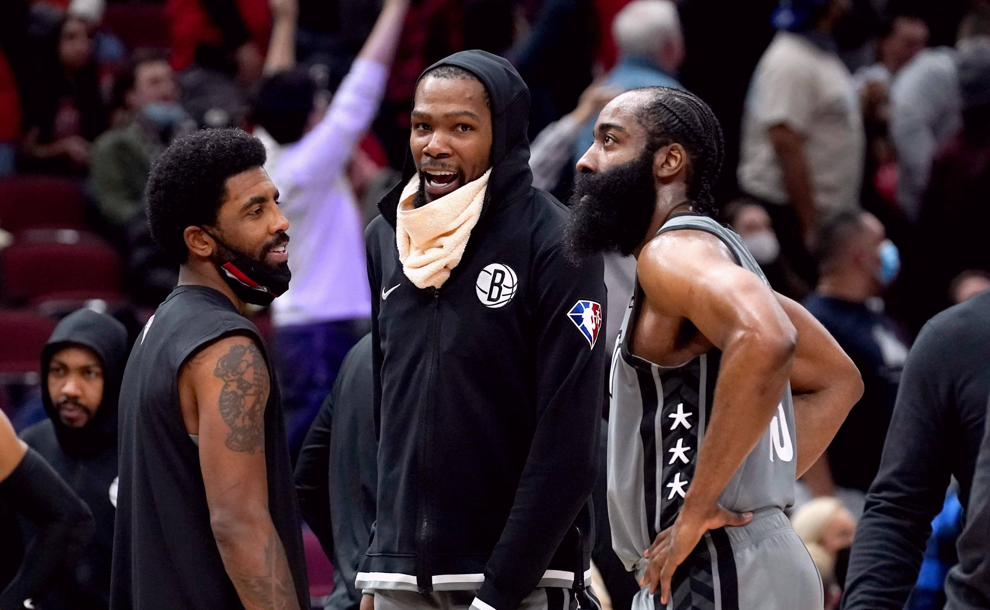 哈登,欧文陆续高喊"卖我"离队,杜兰特如何选择?_篮网_赛季_出赛