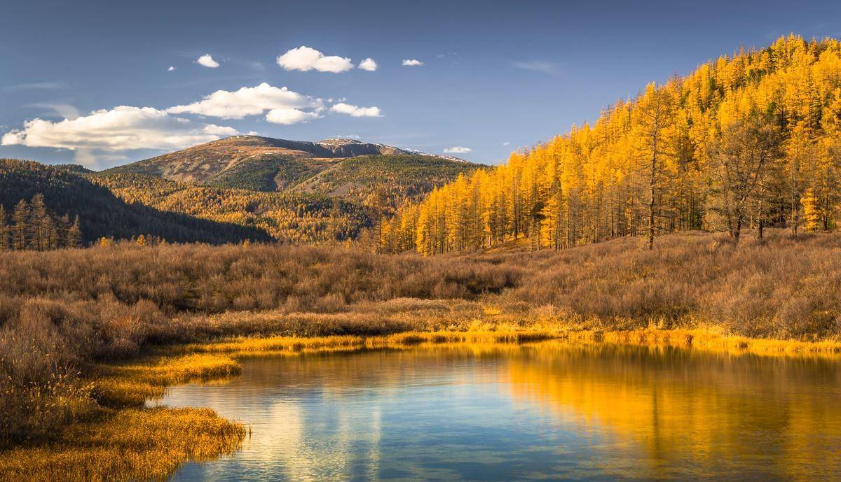 蒙古圣山-布尔汗哈勒敦山(传为成吉思汗出生地和陵墓所在地)