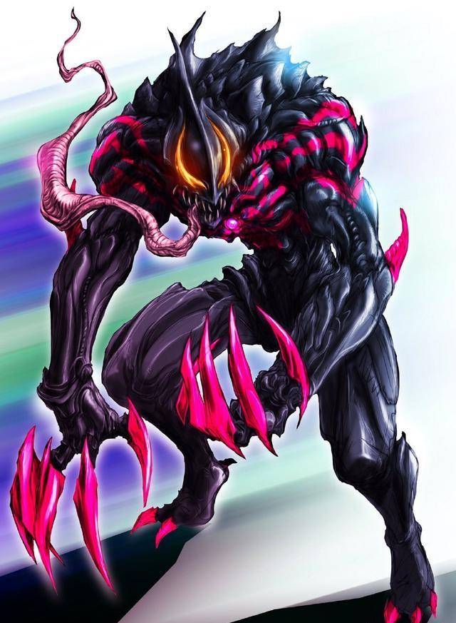 后藤正行手绘毒液版贝利亚奥特曼黄金搭档和最佳搭配毫无违和感