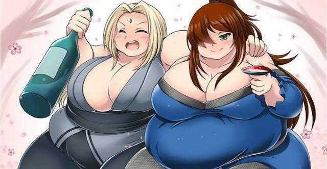 火影忍者当女神都变成胖子之后不忍直视,网友:哪吒走错片场了_美女