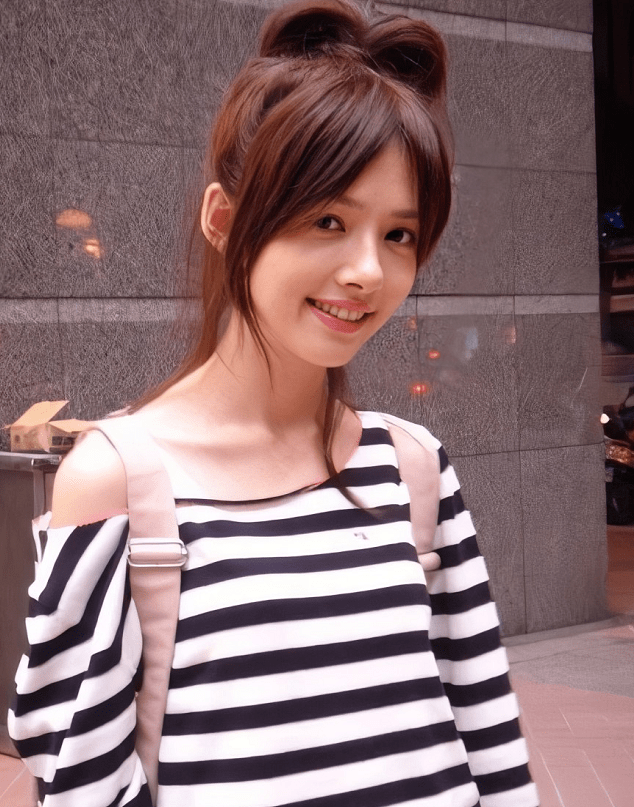 郭碧婷童年旧照被ai修复,颜值令人叹服,难怪向佐对她一见钟情_网友