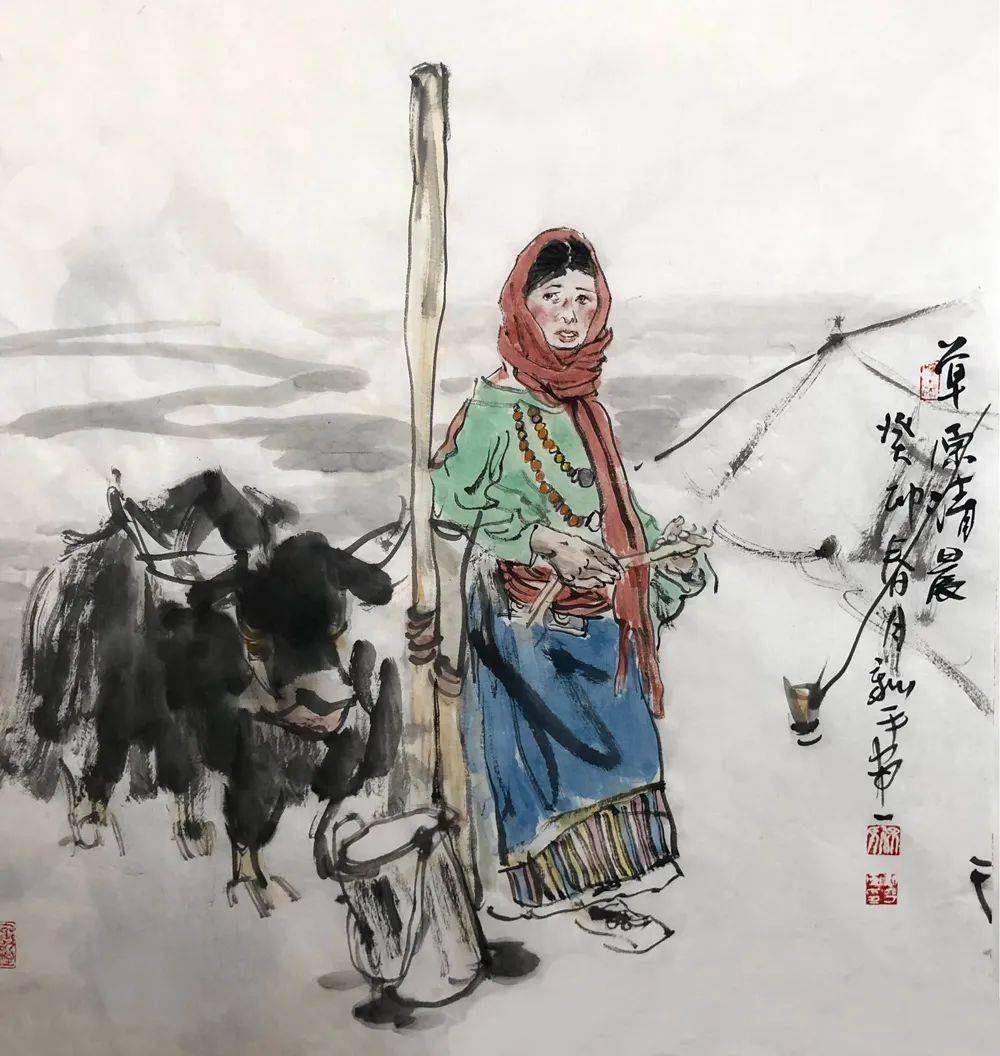 徐新平|大道至简—2023年度中国书画名家作品鉴赏_国画_甘肃省_全国