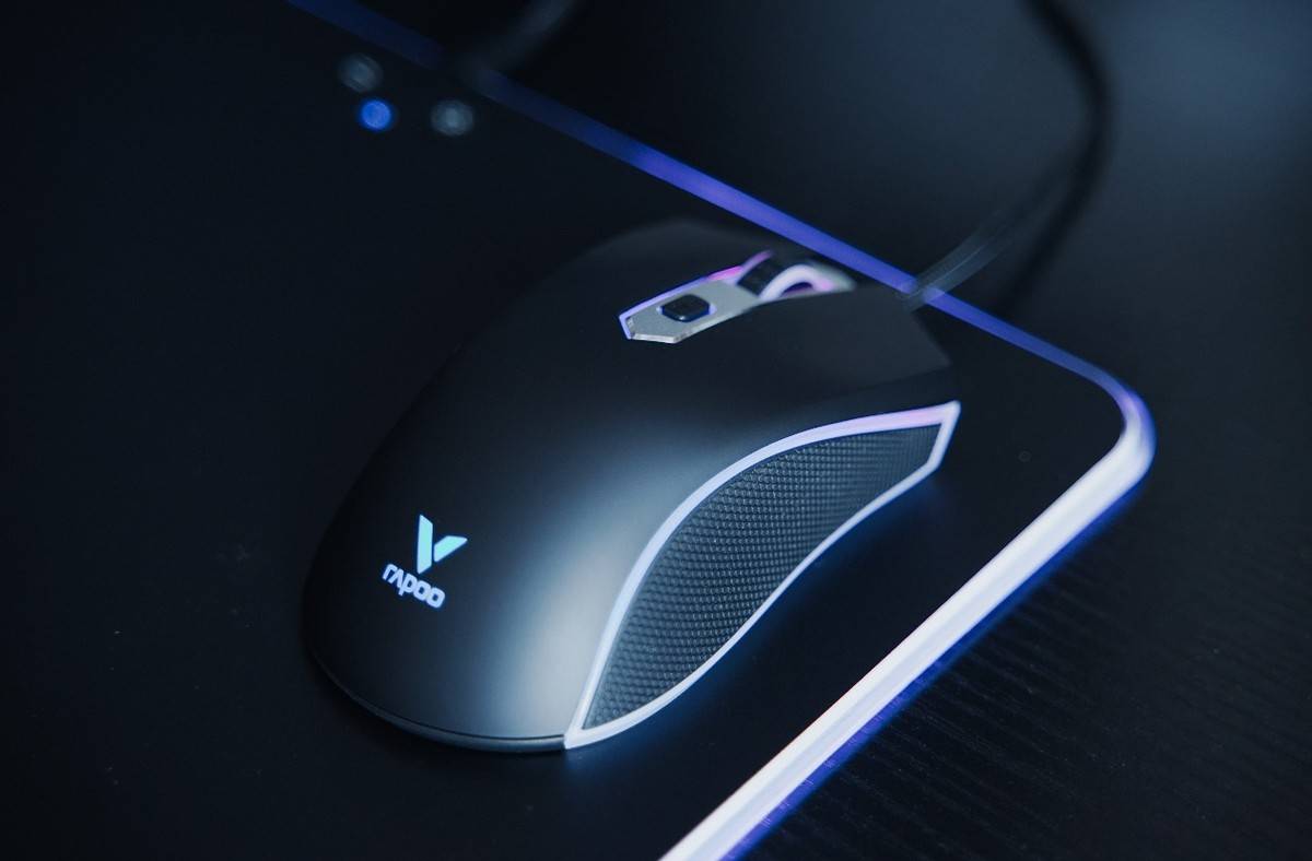 色彩全家桶:雷柏 v28s 幻彩 rgb 电竞游戏鼠标图赏_操作_外设_高性能