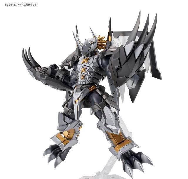 数码宝贝黑战斗暴龙兽拼装模型官图:无法拒绝的纯爷们的黑暗浪漫_的