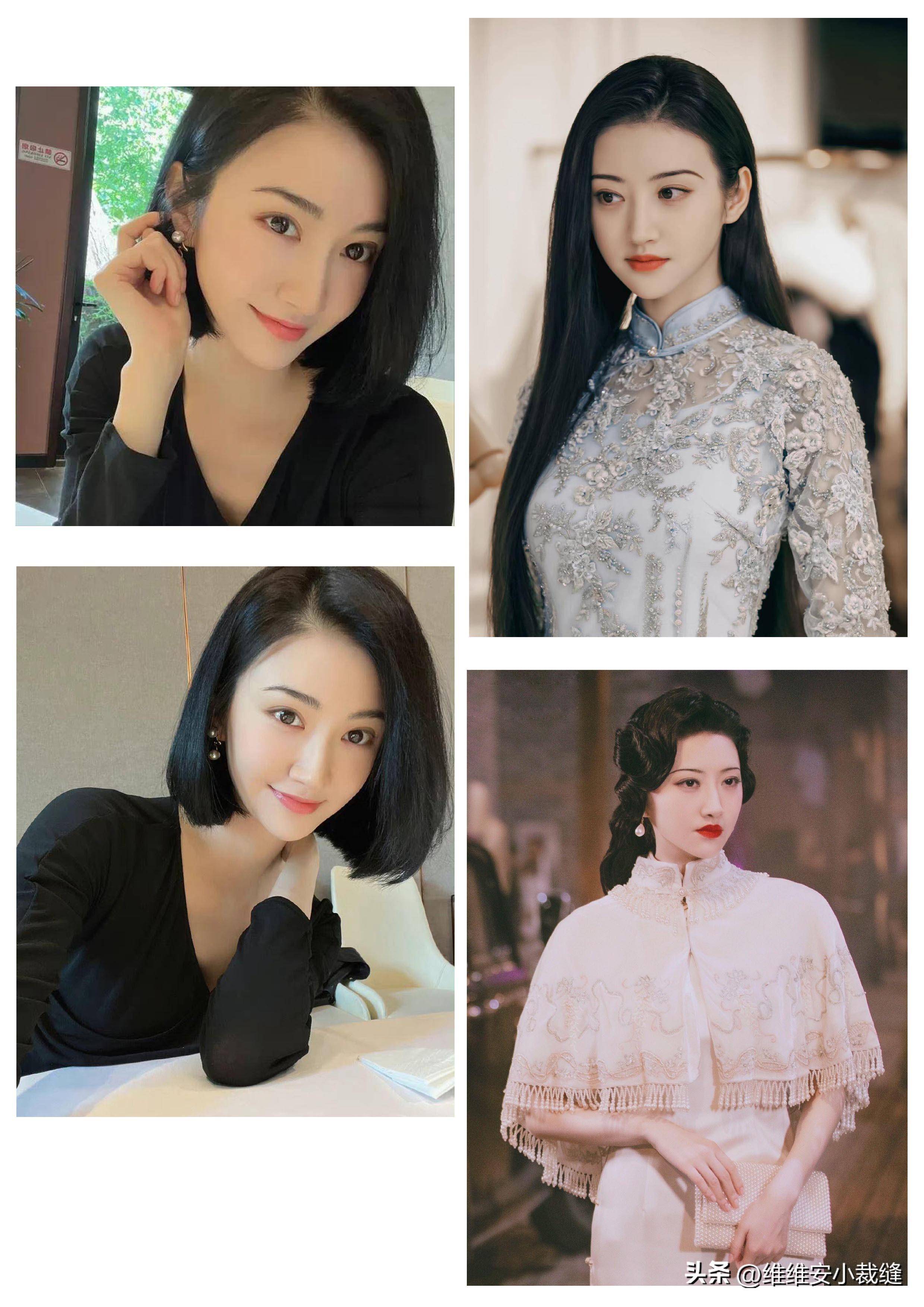 景甜新剪的短发真显嫩,34岁凭惊人发量登上热搜,时尚减龄显肤色_珍珠