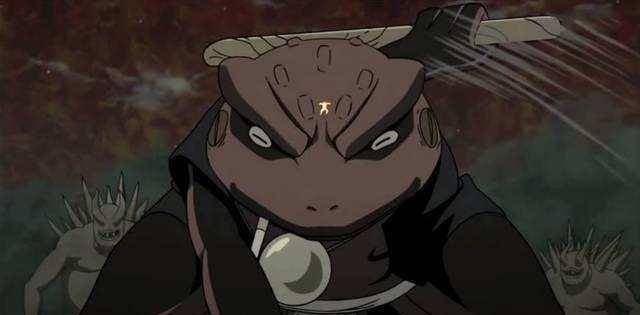 后面鸣人也陆陆续续通灵过很多次蛤蟆龙,甚至在蛤蟆龙长大之后还通灵