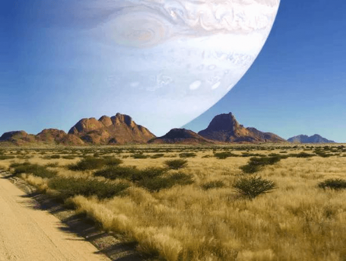 如果把月球换成其它星球，地球会发生什么？很美丽且会带来大灾难(图5)