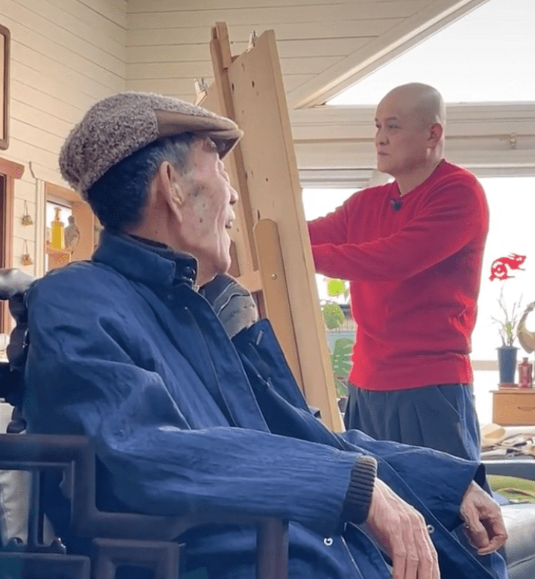 画家史国良要为91岁杨少华作画,两人相谈甚欢,曾一幅画拍出千万_马