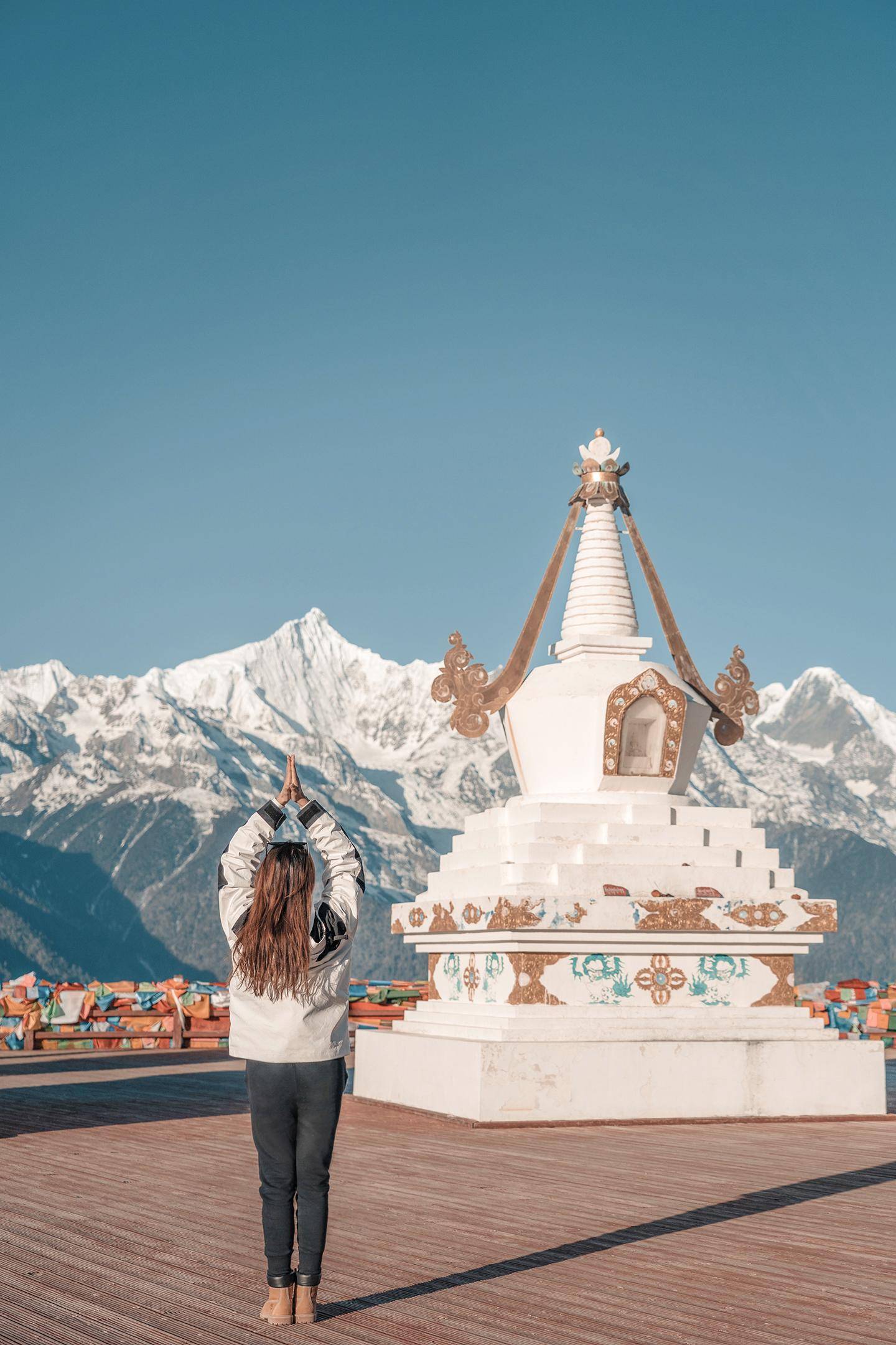 飞来寺|香格里拉旅行最不能错过的地方_梅里雪山_卡瓦格博_经文